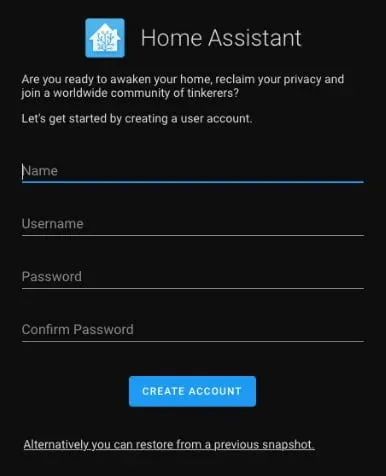 Home Assistant 註冊