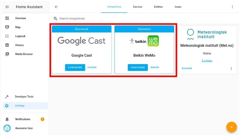 Home Assistant 設定整合