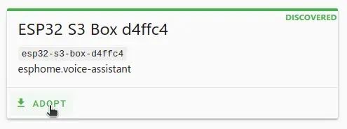 ESP32-S3-BOX-3 納入管理 (ADOPT)