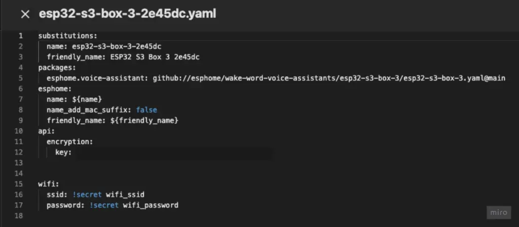 編輯 ESP32-S3-BOX-3 設定檔
