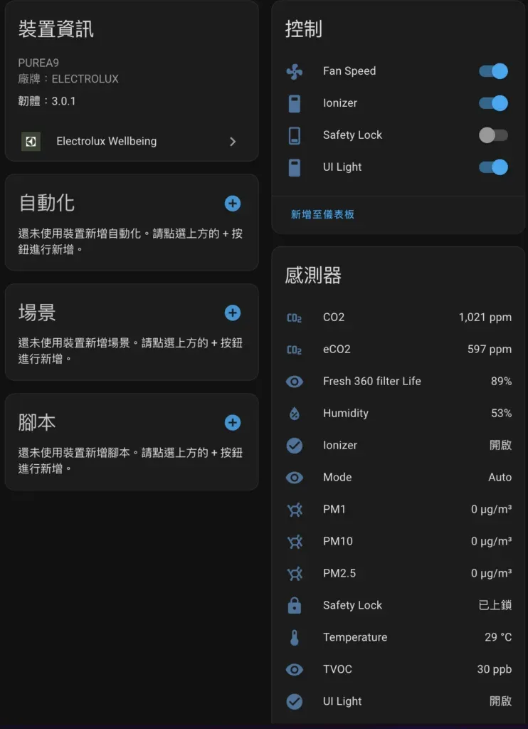 Electrolux Pure A9 空氣清淨機