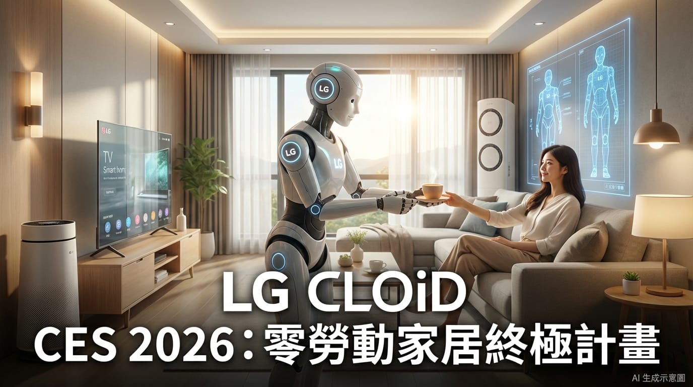 不再只是掃地機器人！LG CLOiD 預計 CES 2026 登場，挑戰「零勞動家居」終極計畫